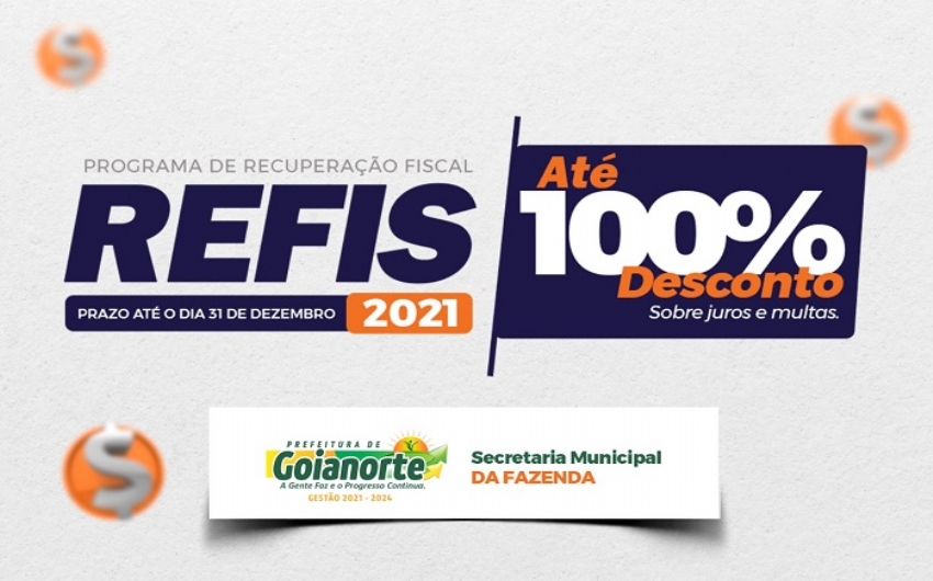 ISS/TO - Refis 2021: Prefeitura de Goianorte abre mutiro de renegociao de dvidas